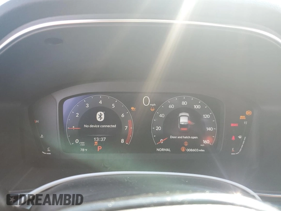 2024 Acura Integra w/A-Spec Package with VIN 19UDE4H37RA016116, listed as a Copart auction lot 48524505 with 8,603 mi miles and Salvage Title. Bid and sale history available at carsss.com. Image 9.