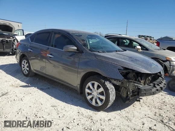 2019 Nissan Sentra S with VIN 3N1AB7APXKY381418, listed as a Copart auction lot 50058955 with 98,804 mi miles and Salvage Title. Bid and sale history available at DreamBid. Image 4.