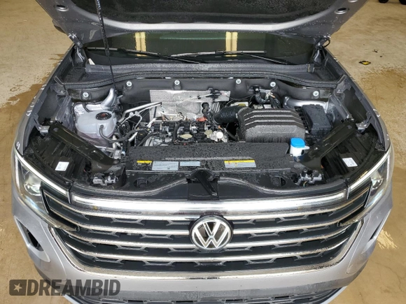 2025 Volkswagen Atlas SE with VIN 1V2WR2CA7SC503945, listed as a Copart auction lot 56392675 with 6,829 mi miles and Clean title. Bid and sale history available at DreamBid. Image 12.