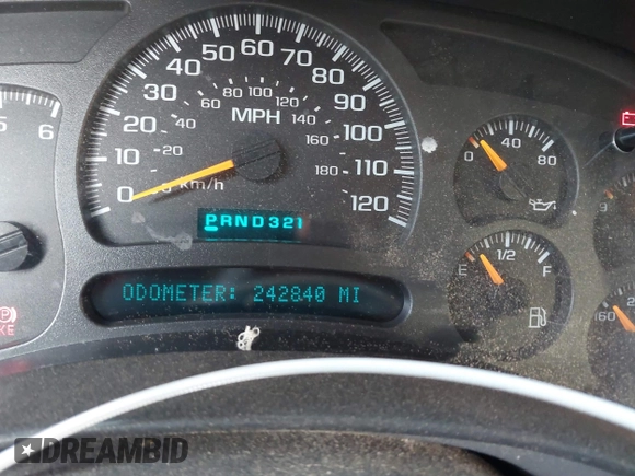2004 Chevrolet Tahoe LS with VIN 1GNEK13T64R265302, listed as a IAAI auction lot 41445237 with 242,840 mi miles. Bid and sale history available at carsss.com. Image 15.