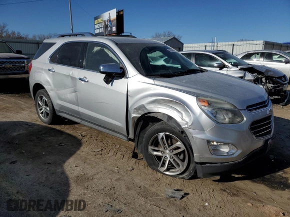 2017 Chevrolet Equinox Premier with VIN 2GNFLGEK4H6258827, listed as a Copart auction lot 85246444 with 94,704 mi miles and Salvage Title. Bid and sale history available at carsss.com. Image 4.