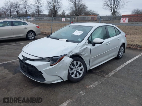 2022 Toyota Corolla LE with VIN JTDEPMAEXN3011631, listed as a IAAI auction lot 41727267 with 64,145 mi miles and . Bid and sale history available at DreamBid. Image 6.