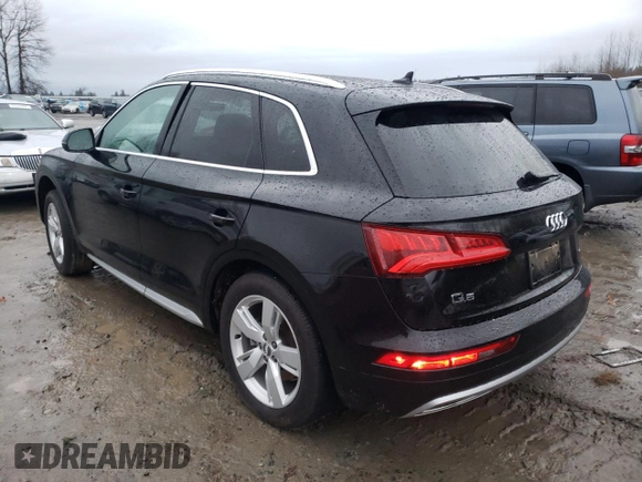 2019 Audi Q5 Premium Plus with VIN WA1BNAFY7K2048271, listed as a Copart auction lot 69819832 with 0 mi miles. Bid and sale history available at carsss.com. Image 2.