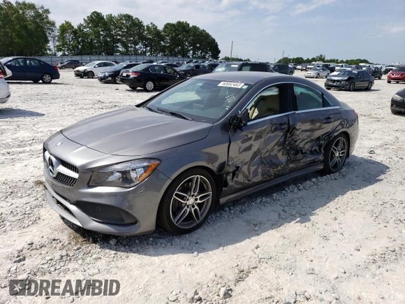 2017 Mercedes-Benz CLA 250 with VIN WDDSJ4EB0HN422510, listed as a Copart auction lot 60692463 with 75,231 mi miles and . Bid and sale history available at DreamBid. Image 1.