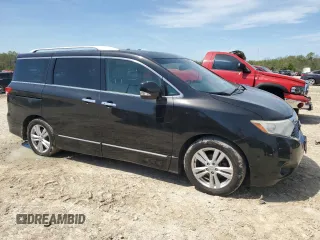 2014 Nissan Quest S with VIN JN8AE2KP1E9105066, listed as a Copart auction lot 52722365 with 140,840 mi miles and Salvage Title. Bid and sale history available at carsss.com. Image 4.