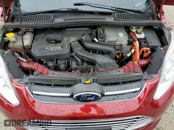 2013 Ford C-Max Energi SEL with VIN 1FADP5CU3DL522348, listed as a Copart auction lot 57094134 with 77,690 mi miles and Salvage Title. Bid and sale history available at carsss.com. Image 13.