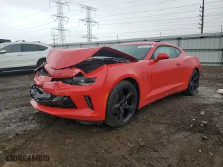 2017 Chevrolet Camaro 2LT with VIN 1G1FD1RS4H0211912, listed as a Copart auction lot 49411785 with 0 mi miles and Salvage Title. Bid and sale history available at carsss.com. Image 1.