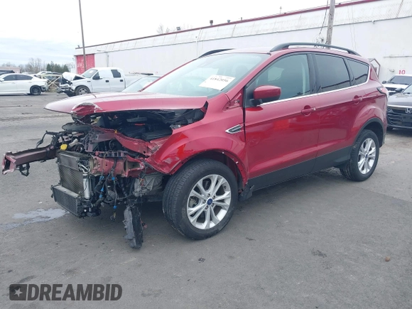 2018 Ford Escape SE z VIN 1FMCU9GD8JUB14803, wystawiony jako IAAI lot #41842056 z przebiegiem 50 712 mil mil oraz . Historia ofert i sprzedaży dostępna na DreamBid. Obrazek 19.