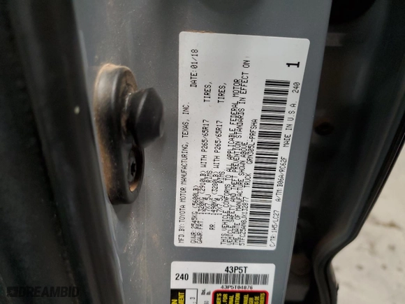 2018 Toyota Tacoma SR with VIN 5TFCZ5AN8JX132877, listed as a Copart auction lot 88597785 with NaN miles and Salvage Title. Bid and sale history available at carsss.com. Image 14.