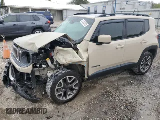 2015 Jeep Renegade Latitude with VIN ZACCJBBT6FPB85235, listed as a Copart auction lot 51203795 with 35,527 mi miles and Salvage Title. Bid and sale history available at carsss.com. Image 1.