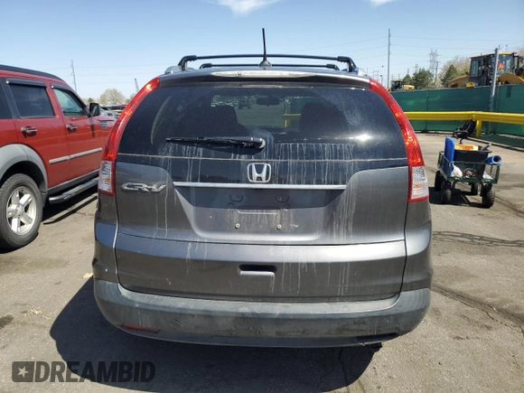 2012 Honda CR-V EX-L with VIN 2HKRM3H79CH513799, listed as a Copart auction lot 49715795 with 151,509 mi miles and Salvage Title. Bid and sale history available at carsss.com. Image 6.