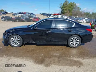 2015 Infiniti Q50 with VIN JN1BV7AP1FM354175, listed as a IAAI auction lot 41486327 with 136,017 mi miles and . Bid and sale history available at DreamBid. Image 15.