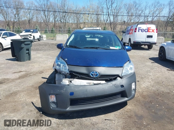 2011 Toyota Prius I with VIN JTDKN3DU4B1456329, listed as a IAAI auction lot 42059623 with 192,402 mi miles. Bid and sale history available at carsss.com. Image 12.