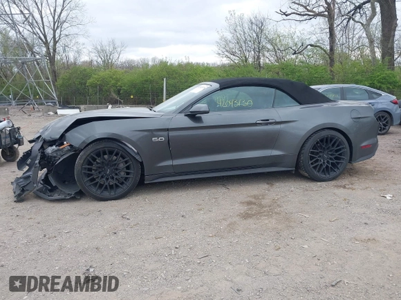 2019 Ford Mustang GT Premium с VIN 1FATP8FF1K5171791, выставлен на аукционе IAAI как лот 42043130 с пробегом 51 930 миль миль и . История ставок и продаж доступна на DreamBid. Изображение 14.