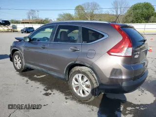 2012 Honda CR-V EX-L with VIN 5J6RM4H7XCL007393, listed as a Copart auction lot 52378715 with 126,002 mi miles and Salvage Title. Bid and sale history available at carsss.com. Image 2.