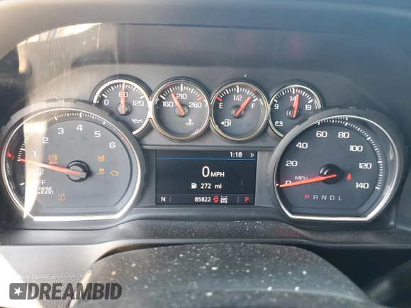 2019 Chevrolet Silverado 1500 RST with VIN 1GCRYEED8KZ333067, listed as a Copart auction lot 47880115 with 85,822 mi miles and Salvage Title. Bid and sale history available at DreamBid. Image 9.