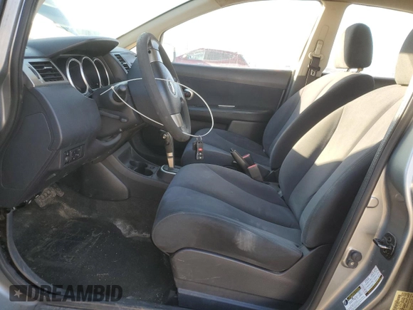 2007 Nissan Versa 1.8 S with VIN 3N1BC13E37L430117, listed as a Copart auction lot 48008845 with 255,460 mi miles and Salvage Title. Bid and sale history available at carsss.com. Image 7.