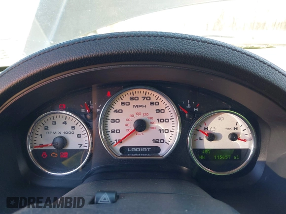 2006 Ford F-150 XLT with VIN 1FTPW14586KC90896, listed as a IAAI auction lot 41910761 with 115,657 mi miles. Bid and sale history available at carsss.com. Image 7.