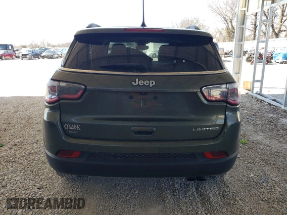 2018 Jeep Compass Limited with VIN 3C4NJCCB1JT406861, listed as a Copart auction lot 48537535 with 132,091 mi miles and Salvage Title. Bid and sale history available at carsss.com. Image 6.
