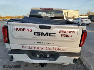 2023 GMC Sierra 1500 Denali Ultimate with VIN 1GTUUHEL7PZ243379, listed as a Copart auction lot 80471534 with 23,164 mi miles and Salvage Title. Bid and sale history available at carsss.com. Image 6.