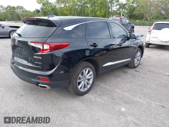 2024 Acura RDX with VIN 5J8TC2H34RL035717, listed as a IAAI auction lot 41229828 with 3,650 mi miles and . Bid and sale history available at DreamBid. Image 4.