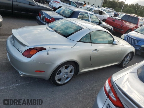2004 Lexus SC with VIN JTHFN48Y140052660, listed as a Copart auction lot 74563184 with Not Provided miles and Salvage Title. Bid and sale history available at carsss.com. Image 3.