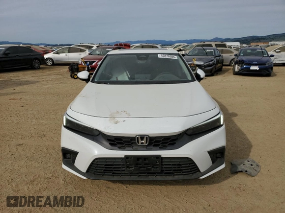 2024 Honda Civic Sedan Touring with VIN 2HGFE1F96RH316536, listed as a Copart auction lot 46878695 with 21,407 mi miles and Salvage Title. Bid and sale history available at carsss.com. Image 5.