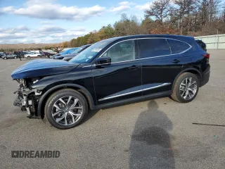 2022 Acura MDX w/Technology Package with VIN 5J8YE1H45NL037697, listed as a Copart auction lot 87416494 with 16,762 mi miles and Salvage Title. Bid and sale history available at carsss.com. Image 1.