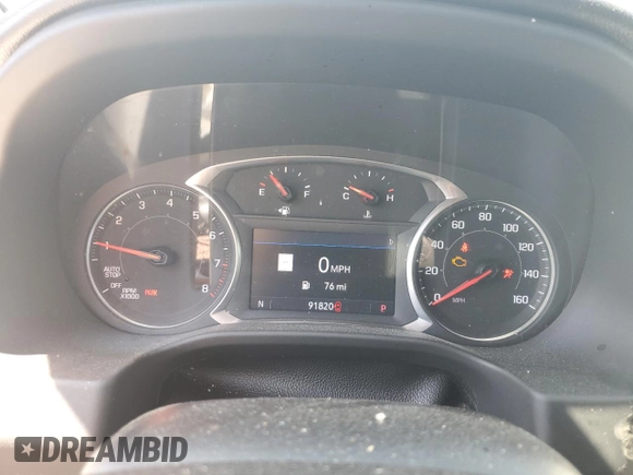 2021 GMC Acadia SLT with VIN 1GKKNMLS6MZ129235, listed as a Copart auction lot 57599215 with 91,820 mi miles and Salvage title. Bid and sale history available at DreamBid. Image 9.