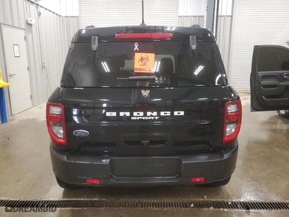 2023 Ford Bronco Sport Big Bend with VIN 3FMCR9B67PRD11293, listed as a Copart auction lot 41707955 with 0 mi miles and Salvage Title. Bid and sale history available at carsss.com. Image 6.