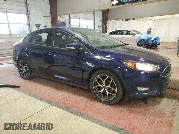 2017 Ford Focus SEL with VIN 1FADP3H22HL340125, listed as a Copart auction lot 51093205 with 81,157 mi miles and Salvage Title. Bid and sale history available at carsss.com. Image 4.
