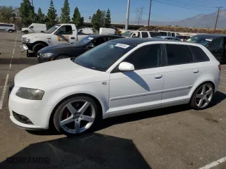 2008 Audi A3 with VIN WAUHF78P88A010967, listed as a Copart auction lot 77883454 with 124,801 mi miles and Salvage Title. Bid and sale history available at carsss.com. Image 1.