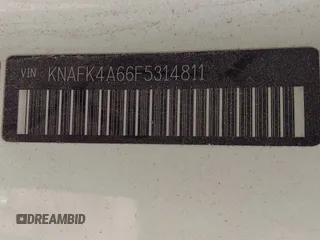 2015 Kia Forte LX with VIN KNAFK4A66F5314811, listed as a IAAI auction lot 42054640 with 123,901 mi miles. Bid and sale history available at carsss.com. Image 9.