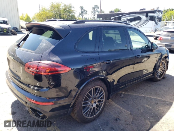 2017 Porsche Cayenne S E-Hybrid with VIN WP1AE2A22HLA68634, listed as a Copart auction lot 63874754 with 44,787 mi miles and Salvage title. Bid and sale history available at DreamBid. Image 3.