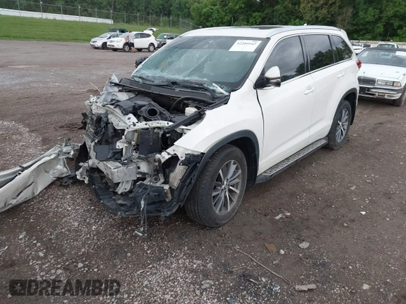 2017 Toyota Highlander XLE with VIN 5TDJZRFH9HS515504, listed as a IAAI auction lot 42209542 with 145,472 mi miles and . Bid and sale history available at DreamBid. Image 16.