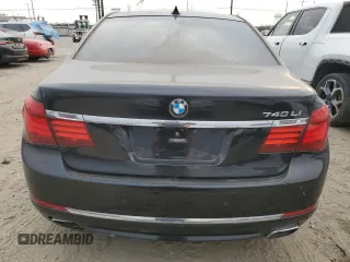 2015 BMW 7 Series 740Li with VIN WBAYE4C50FD947217, listed as a Copart auction lot 87899785 with Not provided miles and Salvage title. Bid and sale history available at DreamBid. Image 6.