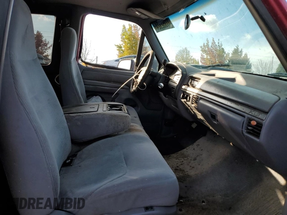 1995 Ford F-150 with VIN 1FTEX14H1SKB03880, listed as a Copart auction lot 77352324 with 0 mi miles and Salvage Title. Bid and sale history available at carsss.com. Image 7.