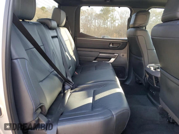 2023 Toyota Tundra Platinum с VIN 5TFNA5DB8PX080032, выставлен на аукционе Copart как лот 42723895 с пробегом 13 710 миль миль и Списание • Salvage title. История ставок и продаж доступна на DreamBid. Изображение 10.