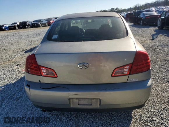 2004 Infiniti G35 w/Leather z VIN JNKCV51F34M719044, wystawiony jako Copart lot #89076245 z przebiegiem 179 158 mil mil oraz Czysty tytuł • Clean title. Historia ofert i sprzedaży dostępna na DreamBid. Obrazek 6.