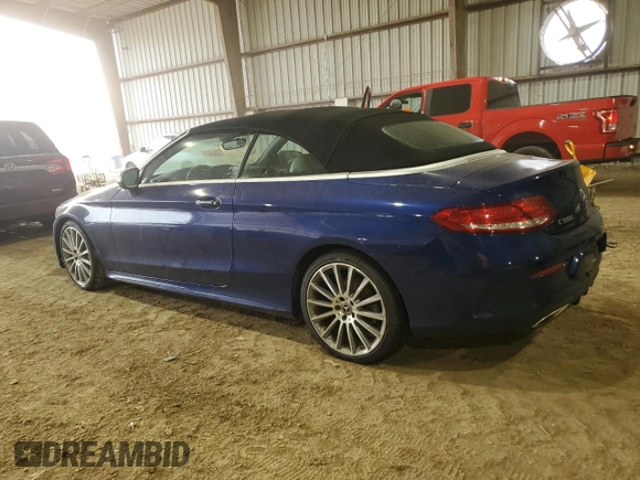 2018 Mercedes-Benz C 300 with VIN WDDWK4JBXJF633105, listed as a Copart auction lot 66503934 with 96,268 mi miles and Salvage Title. Bid and sale history available at DreamBid. Image 2.