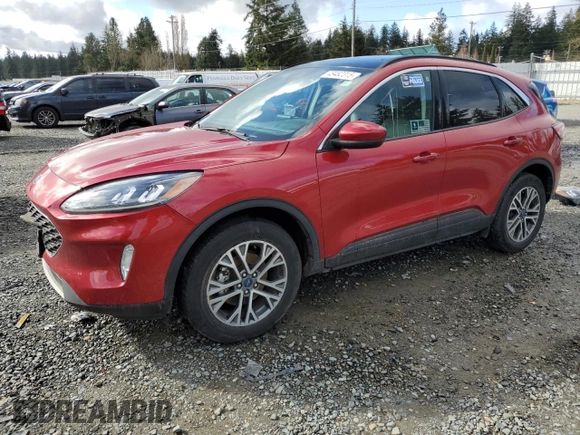 2021 Ford Escape SEL with VIN 1FMCU9H9XMUA36118, listed as a Copart auction lot 48482315 with 94,018 mi miles and Salvage Title. Bid and sale history available at DreamBid. Image 1.