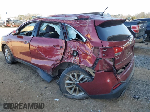 2017 Kia Sorento LX with VIN 5XYPG4A36HG245899, listed as a Copart auction lot 88665775 with 183,252 mi miles and Salvage Title. Bid and sale history available at carsss.com. Image 2.