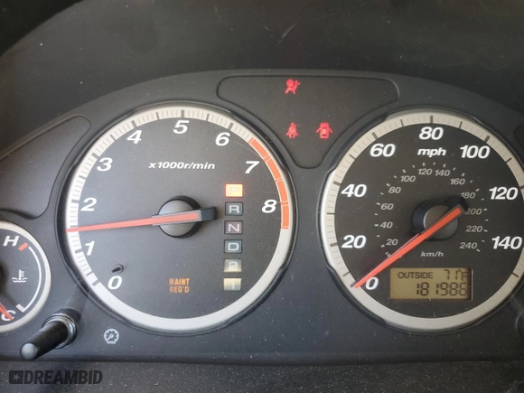 2005 Honda CR-V EX SE with VIN JHLRD789X5C019459, listed as a Copart auction lot 50159085 with 181,986 mi miles and Salvage Title. Bid and sale history available at carsss.com. Image 9.