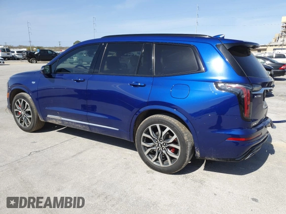 2023 Cadillac XT6 AWD Sport with VIN 1GYKPHRSXPZ117852, listed as a Copart auction lot 47895715 with 61,169 mi miles and Salvage title. Bid and sale history available at DreamBid. Image 2.