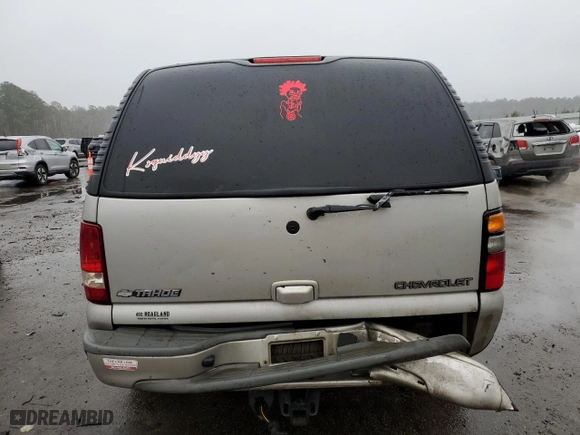 2005 Chevrolet Tahoe LT with VIN 1GNEC13T75R179933, listed as a Copart auction lot 45101455 with 230,711 mi miles and Salvage Title. Bid and sale history available at carsss.com. Image 6.