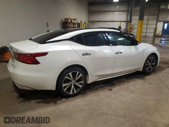 2018 Nissan Maxima SV with VIN 1N4AA6AP5JC406202, listed as a Copart auction lot 62364805 with 41,466 mi miles and Salvage title. Bid and sale history available at DreamBid. Image 3.