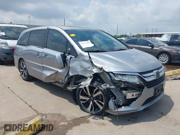2018 Honda Odyssey Elite с VIN 5FNRL6H98JB062513, выставлен на аукционе IAAI как лот 42126318 с пробегом 75 589 миль миль и . История ставок и продаж доступна на DreamBid. Изображение 1.