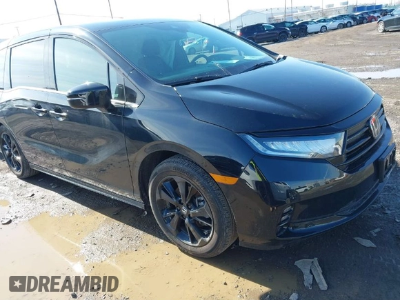 2024 Honda Odyssey Sport with VIN 5FNRL6H75RB070899, listed as a IAAI auction lot 41784731 with 3,875 mi miles and . Bid and sale history available at DreamBid. Image 1.