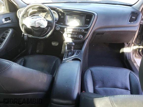 2014 Kia Optima SXL Turbo with VIN 5XXGR4A68EG264815, listed as a Copart auction lot 46736575 with 109,641 mi miles and Salvage Title. Bid and sale history available at DreamBid. Image 8.