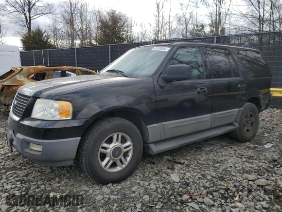 2003 Ford Expedition XLT Value with VIN 1FMPU16W03LA53090, listed as a Copart auction lot 45536955 with 139,944 mi miles and Salvage Title. Bid and sale history available at carsss.com. Image 1.